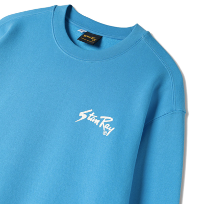 Stan Crew Sweatshirt Gulf Blue / Natural